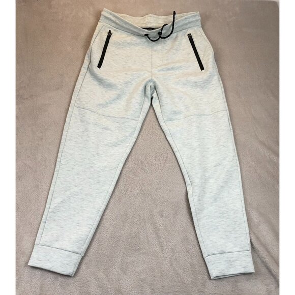 Aeropostale Sweatpants Medium Athletic Joggers Drawstring Heather Gray Pockets - Picture 9 of 10
